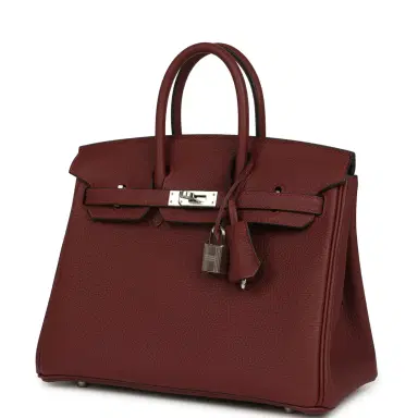 HERMÈS Hermes Birkin 25 Rouge H Togo Palladium Hardware | Thumbnail 5 HERMÈS Hermes Birkin 25 Rouge H Togo Palladium Hardware | Thumbnail 5