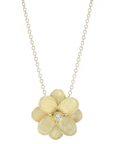 Marco Bicego 18K Gold Diamond Petali Necklace | Thumbnail 1 Marco Bicego 18K Gold Diamond Petali Necklace | Thumbnail 1