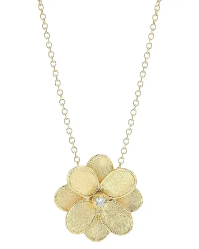 18K Gold Diamond Petali Necklace 18K Gold Diamond Petali Necklace