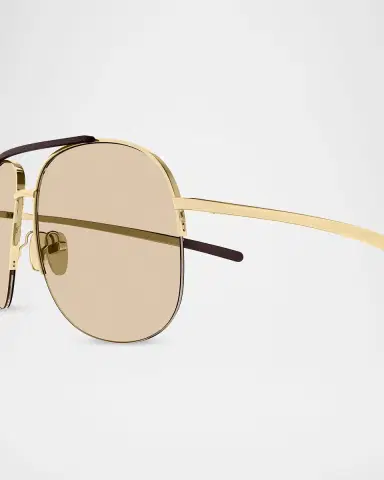Gucci 61mm Metal Aviator Sunglasses | Thumbnail 2 Gucci 61mm Metal Aviator Sunglasses | Thumbnail 2