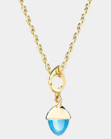 Tamara Comolli 18K Gold Swiss Blue Topaz Mikado Bouquet Pendant | Thumbnail 2 Tamara Comolli 18K Gold Swiss Blue Topaz Mikado Bouquet Pendant | Thumbnail 2