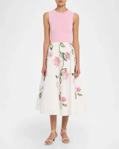 Oscar de la Renta Sleeveless Wool Crop Tank Top | Thumbnail 2 Oscar de la Renta Sleeveless Wool Crop Tank Top | Thumbnail 2