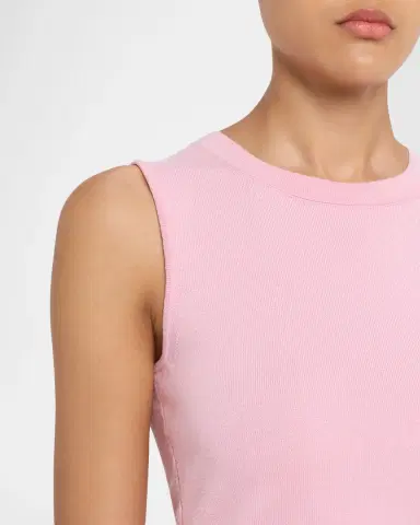 Oscar de la Renta Sleeveless Wool Crop Tank Top | Thumbnail 5 Oscar de la Renta Sleeveless Wool Crop Tank Top | Thumbnail 5