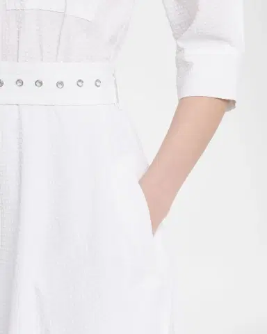 Essentiel Antwerp Jizo Belted Midi Shirtdress | Thumbnail 4 Essentiel Antwerp Jizo Belted Midi Shirtdress | Thumbnail 4