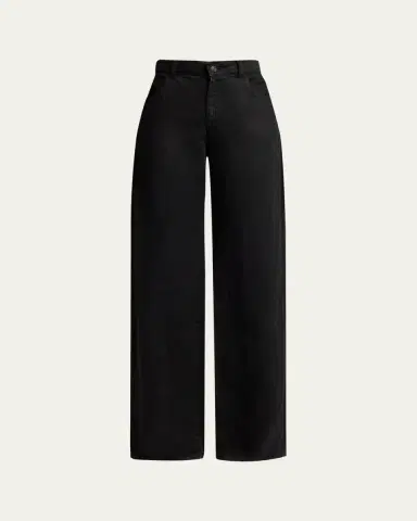 The Row Eglitta Straight-Leg Linen Jeans | Thumbnail 5 The Row Eglitta Straight-Leg Linen Jeans | Thumbnail 5
