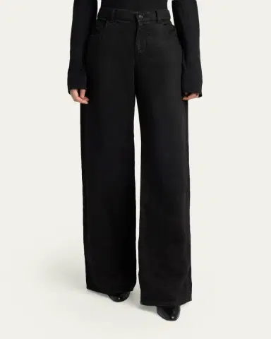 The Row Eglitta Straight-Leg Linen Jeans | Thumbnail 8 The Row Eglitta Straight-Leg Linen Jeans | Thumbnail 8