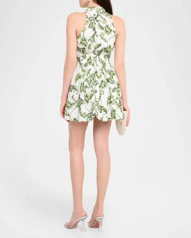 MISA Los Angeles Risha Sleeveless Mini Shirtdress | Thumbnail 3 MISA Los Angeles Risha Sleeveless Mini Shirtdress | Thumbnail 3