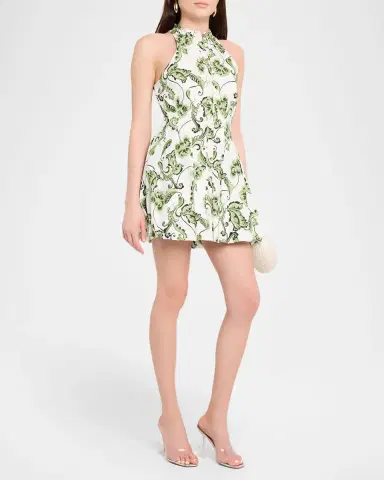 MISA Los Angeles Risha Sleeveless Mini Shirtdress | Thumbnail 4 MISA Los Angeles Risha Sleeveless Mini Shirtdress | Thumbnail 4