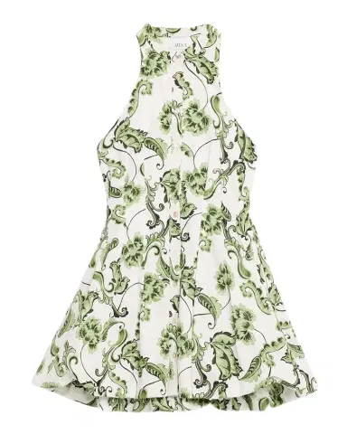 MISA Los Angeles Risha Sleeveless Mini Shirtdress | Thumbnail 1 MISA Los Angeles Risha Sleeveless Mini Shirtdress | Thumbnail 1