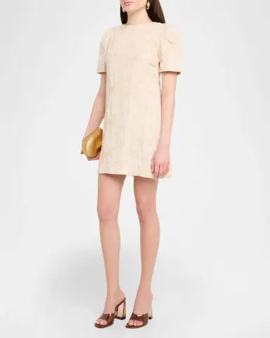 MISA Los Angeles Athela Floral Embroidered Mini Dress | Thumbnail 4 MISA Los Angeles Athela Floral Embroidered Mini Dress | Thumbnail 4