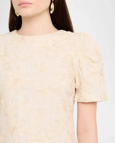 MISA Los Angeles Athela Floral Embroidered Mini Dress | Thumbnail 5 MISA Los Angeles Athela Floral Embroidered Mini Dress | Thumbnail 5