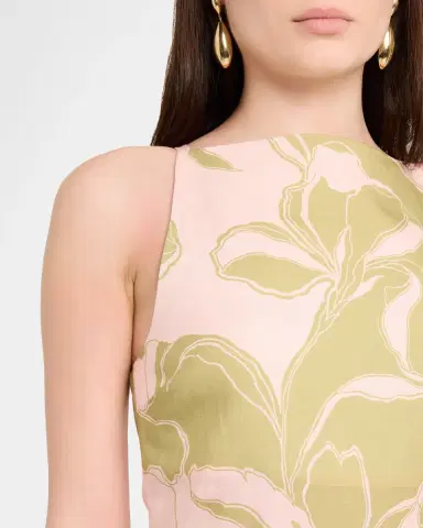 MISA Los Angeles Ellu Linen-Blend Mini Dress | Thumbnail 5 MISA Los Angeles Ellu Linen-Blend Mini Dress | Thumbnail 5