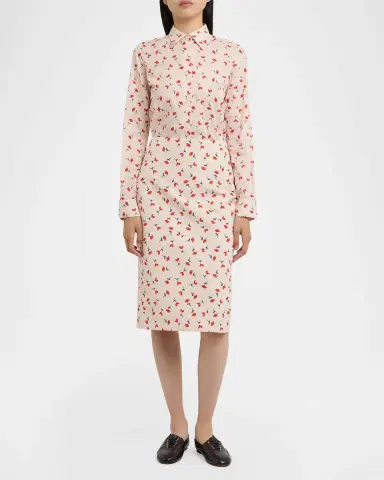 Jil Sander Poppy Floral Pencil Skirt | Thumbnail 2 Jil Sander Poppy Floral Pencil Skirt | Thumbnail 2