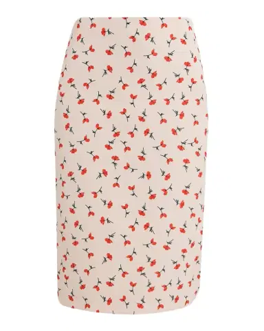 Jil Sander Poppy Floral Pencil Skirt | Thumbnail 1 Jil Sander Poppy Floral Pencil Skirt | Thumbnail 1