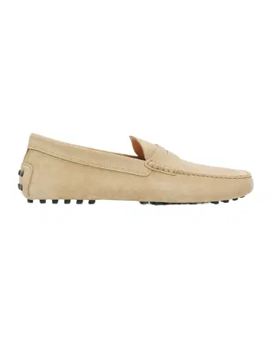 Tod's Men's Mocassino Gommino Suede Driving Shoes | Thumbnail 1 Tod's Men's Mocassino Gommino Suede Driving Shoes | Thumbnail 1