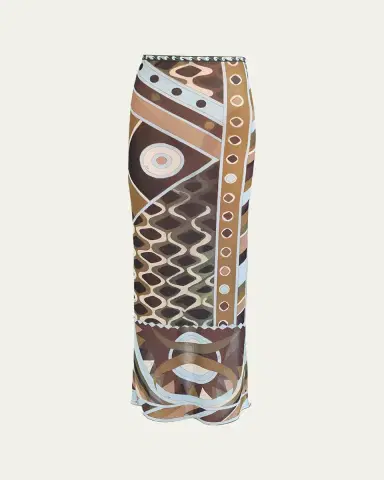 Pucci Vivara Tulle Maxi Skirt | Thumbnail 5 Pucci Vivara Tulle Maxi Skirt | Thumbnail 5