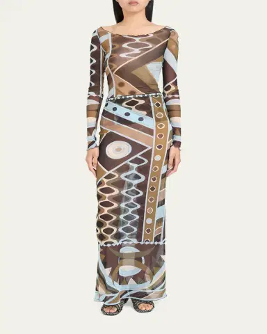 Pucci Vivara Tulle Maxi Skirt | Thumbnail 6 Pucci Vivara Tulle Maxi Skirt | Thumbnail 6