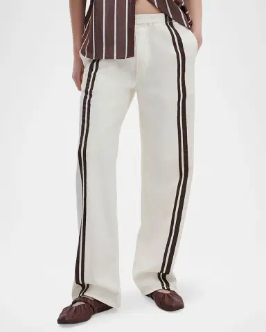 rag & bone Featherweight Logan Wide-Leg Denim Track Pants | Thumbnail 4 rag & bone Featherweight Logan Wide-Leg Denim Track Pants | Thumbnail 4