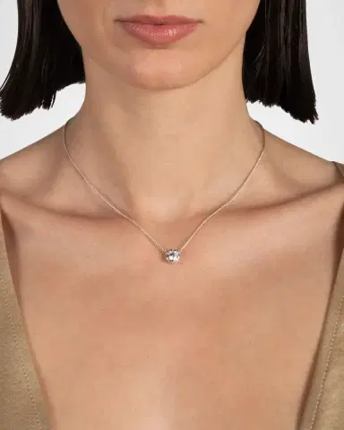 Alexis Bittar Asterales Silver Solitaire Necklace | Thumbnail 2 Alexis Bittar Asterales Silver Solitaire Necklace | Thumbnail 2