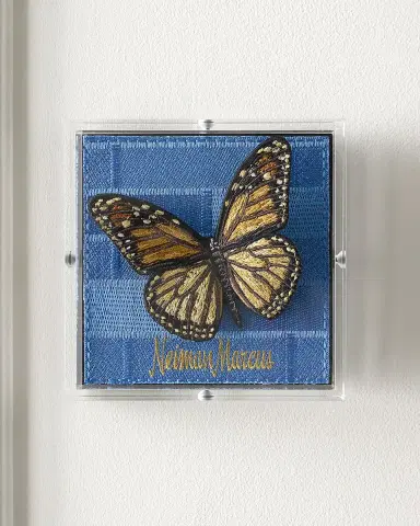 Stephen Wilson Studio "The Butterfly" Petite Embroidered Art | Thumbnail 3 Stephen Wilson Studio "The Butterfly" Petite Embroidered Art | Thumbnail 3