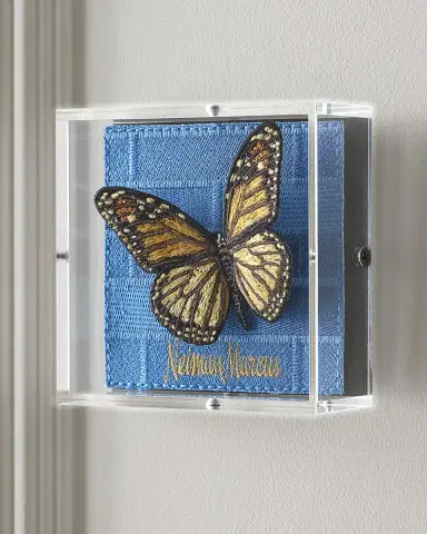 Stephen Wilson Studio "The Butterfly" Petite Embroidered Art | Thumbnail 4 Stephen Wilson Studio "The Butterfly" Petite Embroidered Art | Thumbnail 4