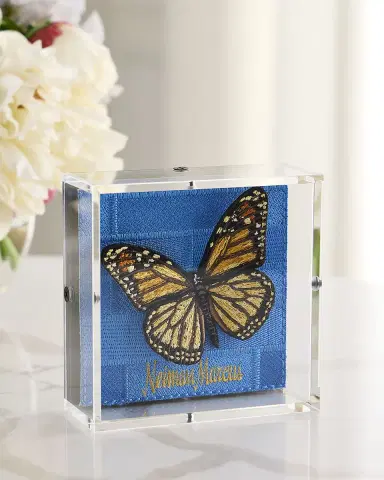 Stephen Wilson Studio "The Butterfly" Petite Embroidered Art | Thumbnail 1 Stephen Wilson Studio "The Butterfly" Petite Embroidered Art | Thumbnail 1