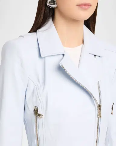 L'Agence Lyric Peplum Leather Biker Jacket | Thumbnail 4 L'Agence Lyric Peplum Leather Biker Jacket | Thumbnail 4