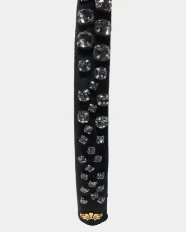 Lele Sadoughi Gigi Crystal-Embellished Velvet Headband | Thumbnail 5 Lele Sadoughi Gigi Crystal-Embellished Velvet Headband | Thumbnail 5
