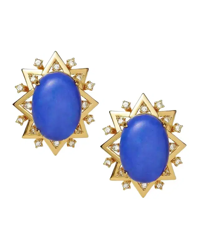 Starlet 14K-Gold-Plated, Crystal & Resin Earrings Starlet 14K-Gold-Plated, Crystal & Resin Earrings