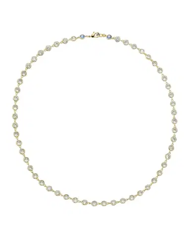 Lee Angel Goldtone & Cubic Zirconia Necklace | Thumbnail 1 Lee Angel Goldtone & Cubic Zirconia Necklace | Thumbnail 1