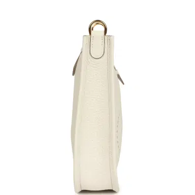HERMÈS Hermes Evelyne TPM Gris Pale Clemence Gold Hardware | Thumbnail 3 HERMÈS Hermes Evelyne TPM Gris Pale Clemence Gold Hardware | Thumbnail 3