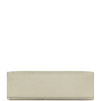 HERMÈS Hermes Kelly Pochette Gris Perle Ostrich Gold Hardware | Thumbnail 6 HERMÈS Hermes Kelly Pochette Gris Perle Ostrich Gold Hardware | Thumbnail 6