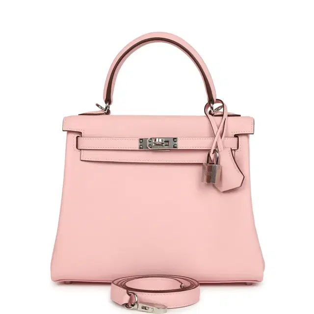 Hermes Kelly Retourne 25 Rose Sakura Swift Palladium Hardware Hermes Kelly Retourne 25 Rose Sakura Swift Palladium Hardware