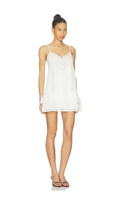 ROCOCO SAND Lace Detail Mini Dress | Thumbnail 2 ROCOCO SAND Lace Detail Mini Dress | Thumbnail 2