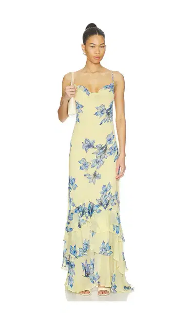 ROCOCO SAND Cowl Maxi Dress With Sash | Thumbnail 2 ROCOCO SAND Cowl Maxi Dress With Sash | Thumbnail 2