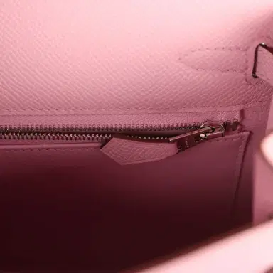 HERMÈS Hermes Kelly Sellier 25 Mauve Sylvestre Epsom Palladium Hardware | Thumbnail 9 HERMÈS Hermes Kelly Sellier 25 Mauve Sylvestre Epsom Palladium Hardware | Thumbnail 9