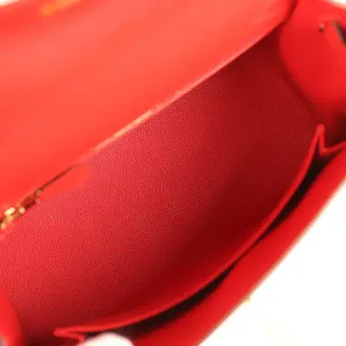 HERMÈS Hermes Kelly Sellier 25 Rouge de Couer Madame Gold Hardware | Thumbnail 8 HERMÈS Hermes Kelly Sellier 25 Rouge de Couer Madame Gold Hardware | Thumbnail 8