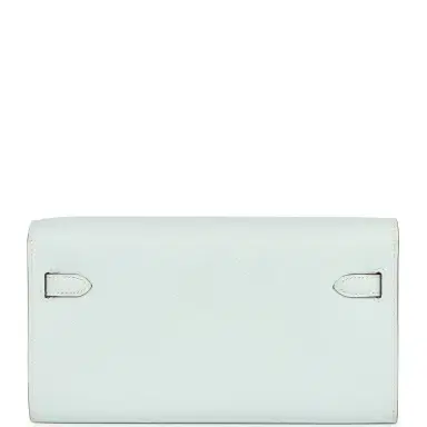 HERMÈS Hermes Kelly Wallet To Go Bleu Brume Palladium Hardware | Thumbnail 4 HERMÈS Hermes Kelly Wallet To Go Bleu Brume Palladium Hardware | Thumbnail 4