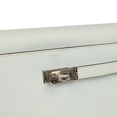 HERMÈS Hermes Kelly Wallet To Go Bleu Brume Palladium Hardware | Thumbnail 7 HERMÈS Hermes Kelly Wallet To Go Bleu Brume Palladium Hardware | Thumbnail 7