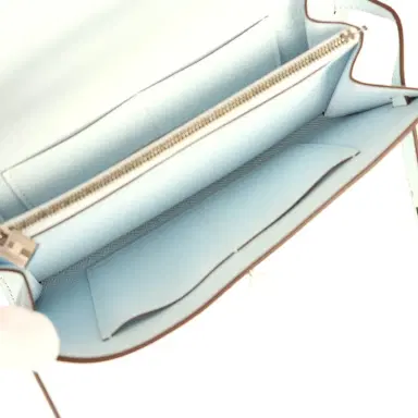 HERMÈS Hermes Kelly Wallet To Go Bleu Brume Palladium Hardware | Thumbnail 10 HERMÈS Hermes Kelly Wallet To Go Bleu Brume Palladium Hardware | Thumbnail 10