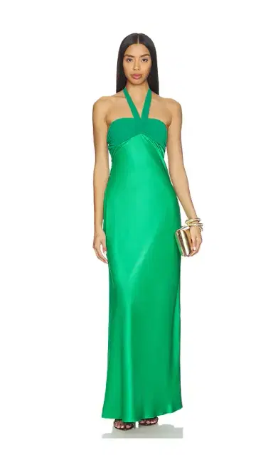 Runaway The Label Marilla Ruched Halter Maxi Dress | Thumbnail 2 Runaway The Label Marilla Ruched Halter Maxi Dress | Thumbnail 2