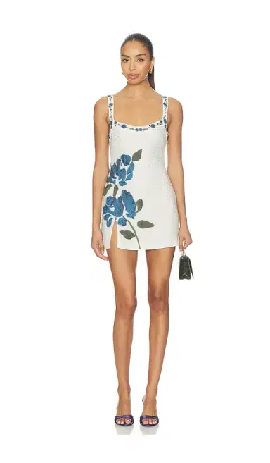 For Love & Lemons Cape Cod Beaded Mini Dress | Thumbnail 1 For Love & Lemons Cape Cod Beaded Mini Dress | Thumbnail 1