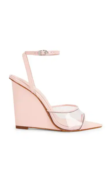 Schutz Elodie Vinyl Wedge Sandal | Thumbnail 1 Schutz Elodie Vinyl Wedge Sandal | Thumbnail 1