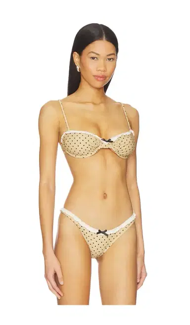 With Jean Jeanie Polka Dot Bikini Top | Thumbnail 2 With Jean Jeanie Polka Dot Bikini Top | Thumbnail 2
