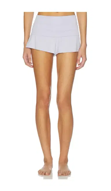 Lunya Soft Modal Rib Fold Over Shorts | Thumbnail 1 Lunya Soft Modal Rib Fold Over Shorts | Thumbnail 1