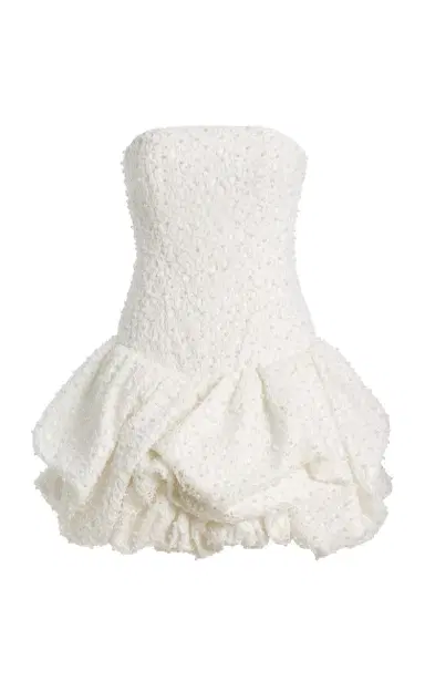 Aje Juniper Pearl-Embellished Lace Bubble Mini Dress | Thumbnail 6 Aje Juniper Pearl-Embellished Lace Bubble Mini Dress | Thumbnail 6