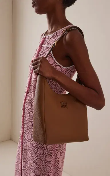 Miu Miu Leather Bucket Bag | Thumbnail 2 Miu Miu Leather Bucket Bag | Thumbnail 2