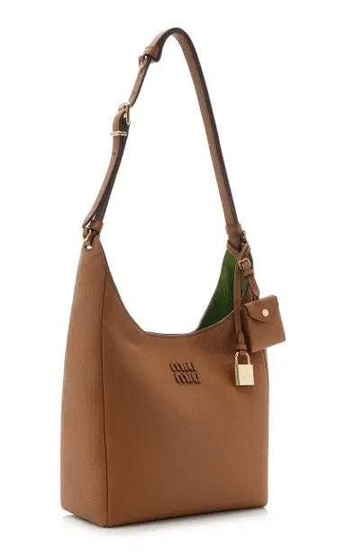 Miu Miu Leather Bucket Bag | Thumbnail 3 Miu Miu Leather Bucket Bag | Thumbnail 3