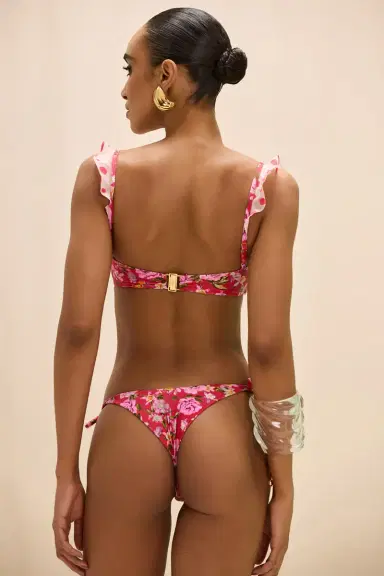 PatBo PEONY PRINT LYCRA BIKINI BOTTOM | Thumbnail 2 PatBo PEONY PRINT LYCRA BIKINI BOTTOM | Thumbnail 2