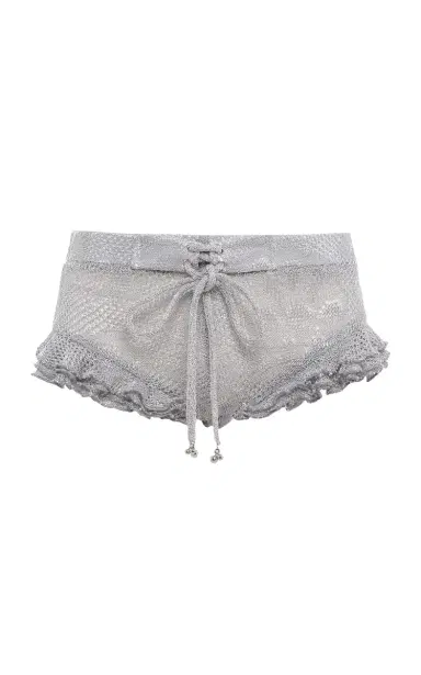 SIEDRÉS Peonie Ruffled Knit Shorts | Thumbnail 1 SIEDRÉS Peonie Ruffled Knit Shorts | Thumbnail 1